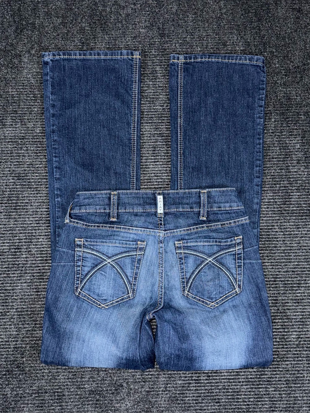 Ariat Perfect Rise Rosa Boot Cut Jeans Sz 29 LONG (29x35) Dark Wash 10027713 EUC